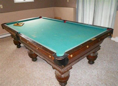 Antique Brunswick Pool Table Identification And Value Guide