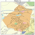 Wharton New Jersey Street Map 3480390