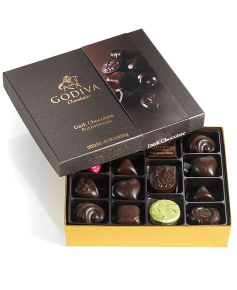 Send online gift cards via email for free. Godiva Chocolatier, 16-Pc. Box of Dark Chocolates ...
