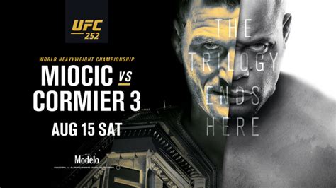 Dustin poirier vs justin gaethje. UFC 252: Miocic vs. Cormier 3 fight card, date, start time ...