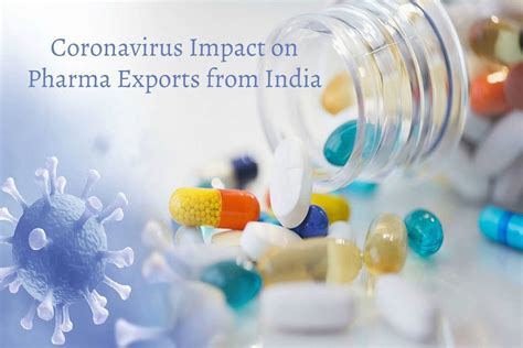 Coronavirus Impact On Pharma Exports From India Ciron Drugs Blog