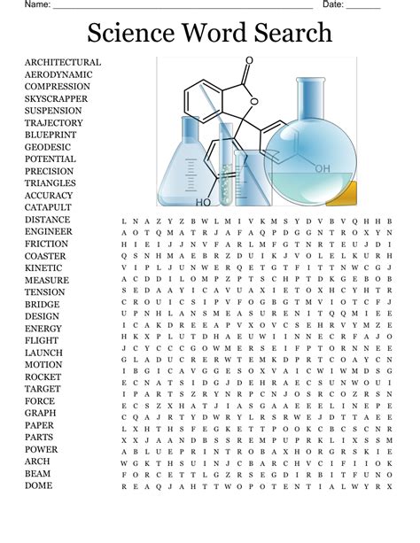 Science Word Search Wordmint