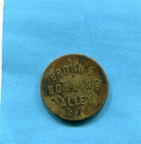 Browns Bowling Alley Good For 5 Cent In Trade Token Br 21mm Niles