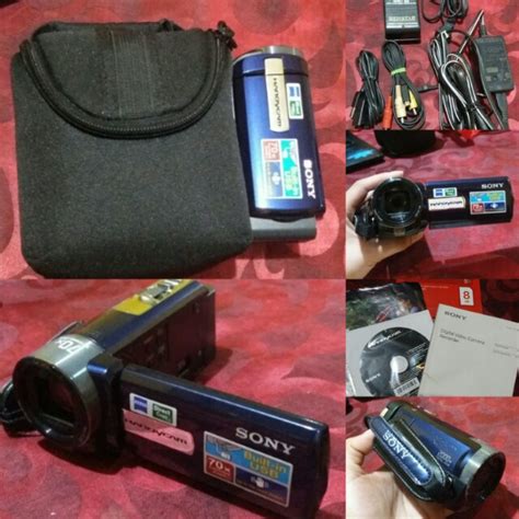 sony handycam dcr sx45 complete package photography video cameras on carousell
