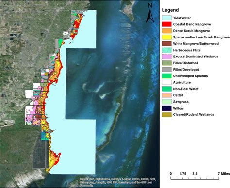 Vegetation Map For Southeast Florida Provided By Miami Dade County