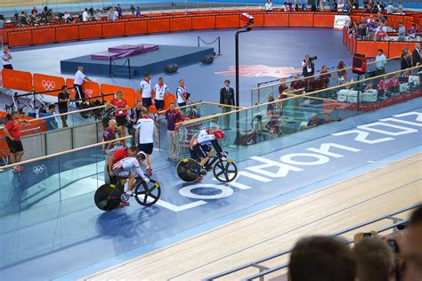 Olympic Velodrome Women S Sprint Semi Final Race Flickr