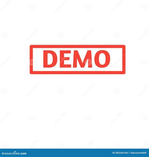 Demo Text Demo Text Stock Illustration Illustration Of Label 283264168