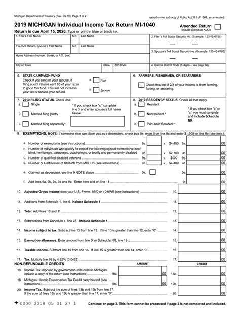 Missouri Non Resident 1040 Fillable Form Printable Forms Free Online