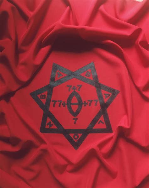 Babalon Tablecloth Babalon Sigil Altar Tool Witch Home Decor Etsy