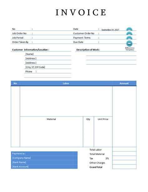The next time you want to create an invoice, the invoice template will automatically be filled with all of your relevant information. Editable Plumbing Sales Invoice Sample In Word | Templates ...