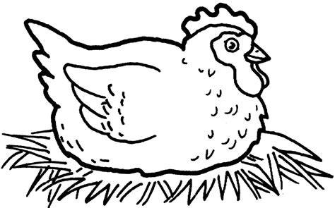 Chicken coloring page 0001 coloring page for kids and adults from birds coloring pages, chicks, hens and roosters. Little Red Hen Coloring Pages at GetColorings.com | Free printable colorings pages to print and ...