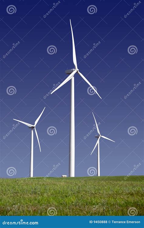 Power Generating Windmills Stock Photo Image Of Generator 9450888