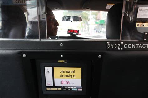 Taxi Tv Turning Down The Volume The New York Times