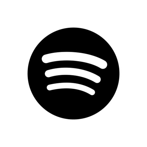 Spotify, Black icon