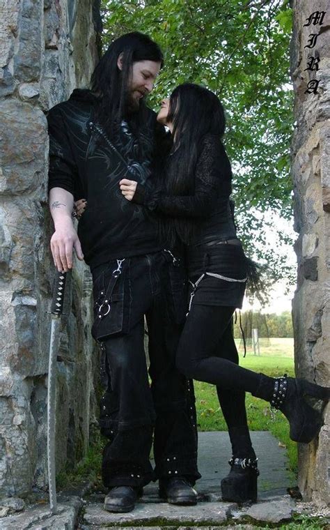 goth couples romance goth couple midknight angel autumn s starr ️⭐️ ️ bite me vv vv