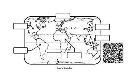 5 MODELOS DE ATIVIDADES MAPA MÚNDI PARA COLORIR EM PDF