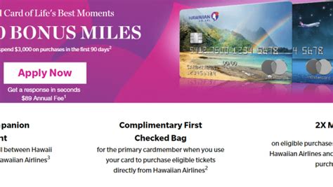 Bank of america offers the alaska airlines visa signature credit card and it's a strong option—especially if you're trying to get to hawaii on the cheap. 50,000 Hawaiian Airlines Mile Credit Card Bonus From Barclaycard - Doctor Of Credit