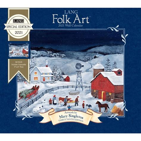81 Best 2021 Lang Folk Art Calendars Calendar Buy