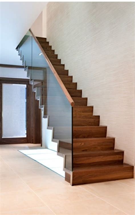 Walnut And Glass Stairs Glass Stairs Decor And Ideas Azulandcompany