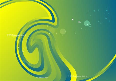 6 Blue Green And Yellow Spiral Background Vectors Download Free