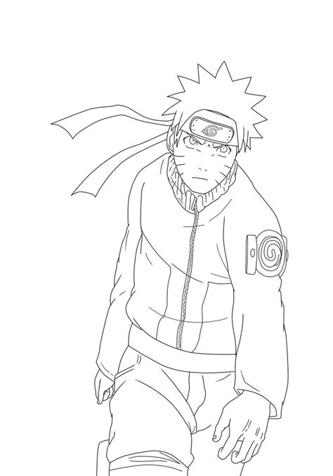 Naruto Lineart By Peanutbutter126 On Deviantart