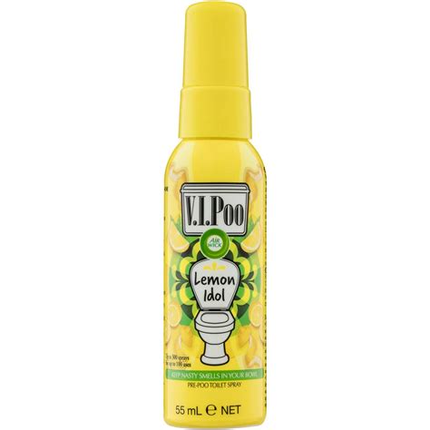 Air Wick Vipoo Lemon Idol Toilet Spray 55ml Woolworths