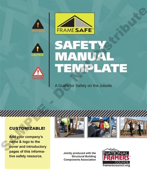 Safety Manual Template Pdf Sample Formats