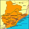 Barcelona Mapa Ciudad de la Región | España mapa de la ciudad