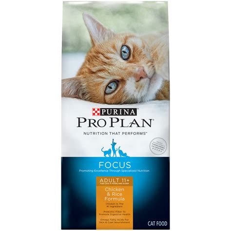 Purina Pro Plan Focus Adult 11 Chicken And Rice Formula Senior Dry Cat