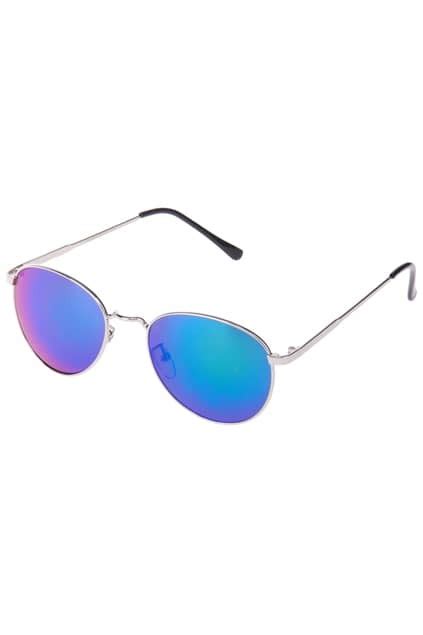 Gradient Blue Tinted Lenses Sunglassesfor Women Romwe