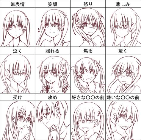 Anikam Anime Expressions Chart