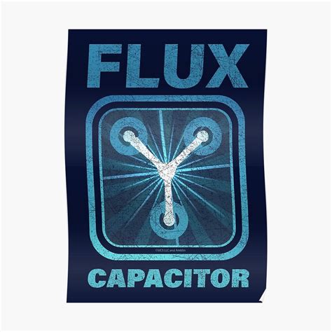 Flux Capacitor Back To The Future Poster By Abidingcharm Flux