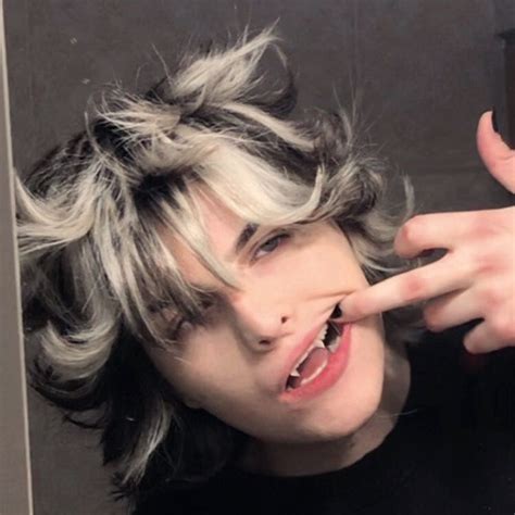 Mvrxder On Ig Alt Boy Fluffy Hair Alternative Spiky Anime