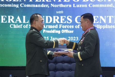 Pia Afp Chief Lauds Outgoing Nolcom Commander