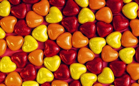 1920x1080px 1080p Free Download Colorful Hearts Candies Sweets