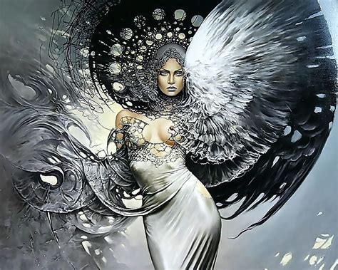 By Karol Bak Angel Artwork Art Cross Paintings