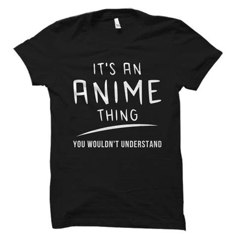 Funny Anime Shirt Anime Fan T Anime T Shirts Japanese Etsy