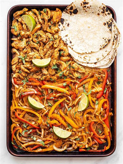 Sheet Pan Chicken Fajitas Recipe Runner