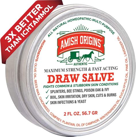 Drawing Salve Ointment 2 Oz For Boil Treatment Maximum