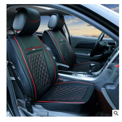 pu leather seat covers car suv seat cushions front universal full set seat cover side airbag