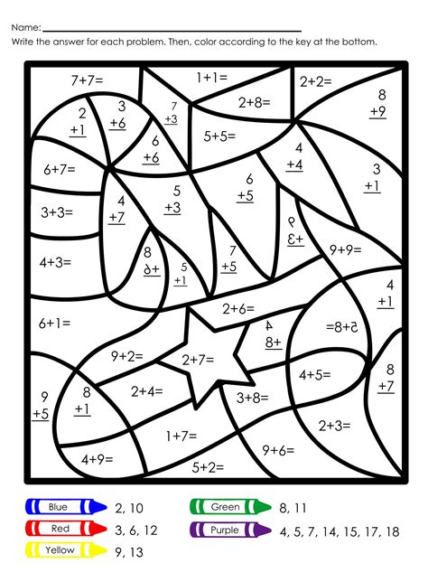 Grade 3 Math Coloring Pages