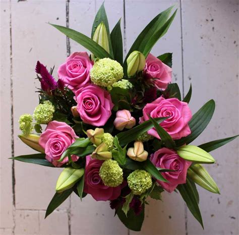 Lily And Rose Bouquet Flower Shop Bristol Delivered