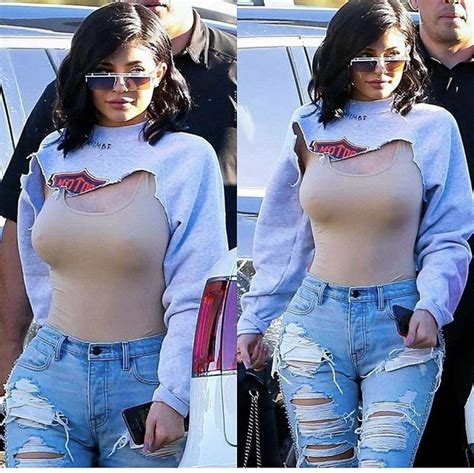 Sweater Grey Cropped Cropped Sweater Kylie Jenner Wheretoget