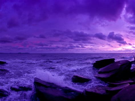 Purple Sunset Wallpaper Wallpapersafari