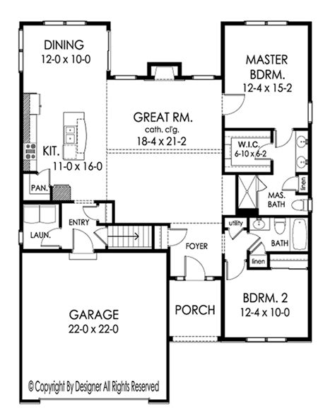 Ranch Home Floor Plans Simple Ranch House Plans Open Floor House
