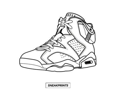 Air Jordan 8 Coloring Pages