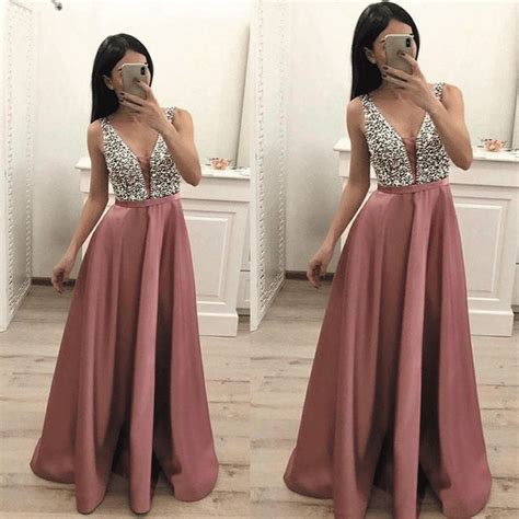 We did not find results for: v neck dusty pink prom dresses 2020 satin elegant | topdress