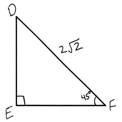 45 45 90 Triangle Worksheet
