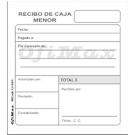 Recibo De Caja Editable