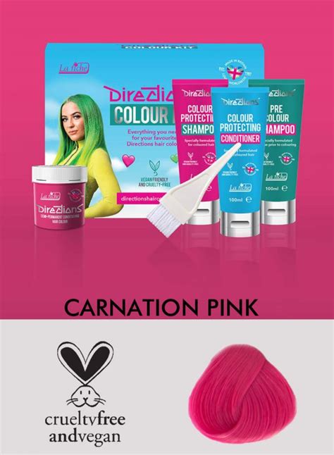 Köp Directions Hair Colour Carnation Pink Kit Som Ger En Rosa Hår